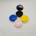 Plastic Round Shape Braces Mouthguard Case with mirror